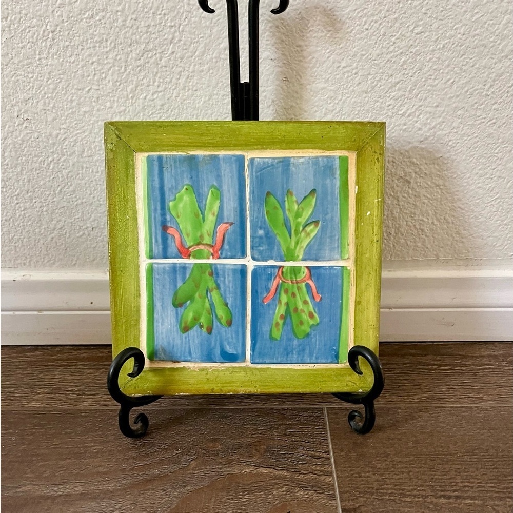 Green and Blue Decorative Tile